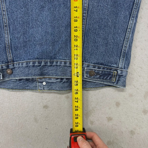 Levis x Odd Future OFWGKTA Denim Trucker Jacket 2012 Blue Mens Size M - Picture 8 of 10